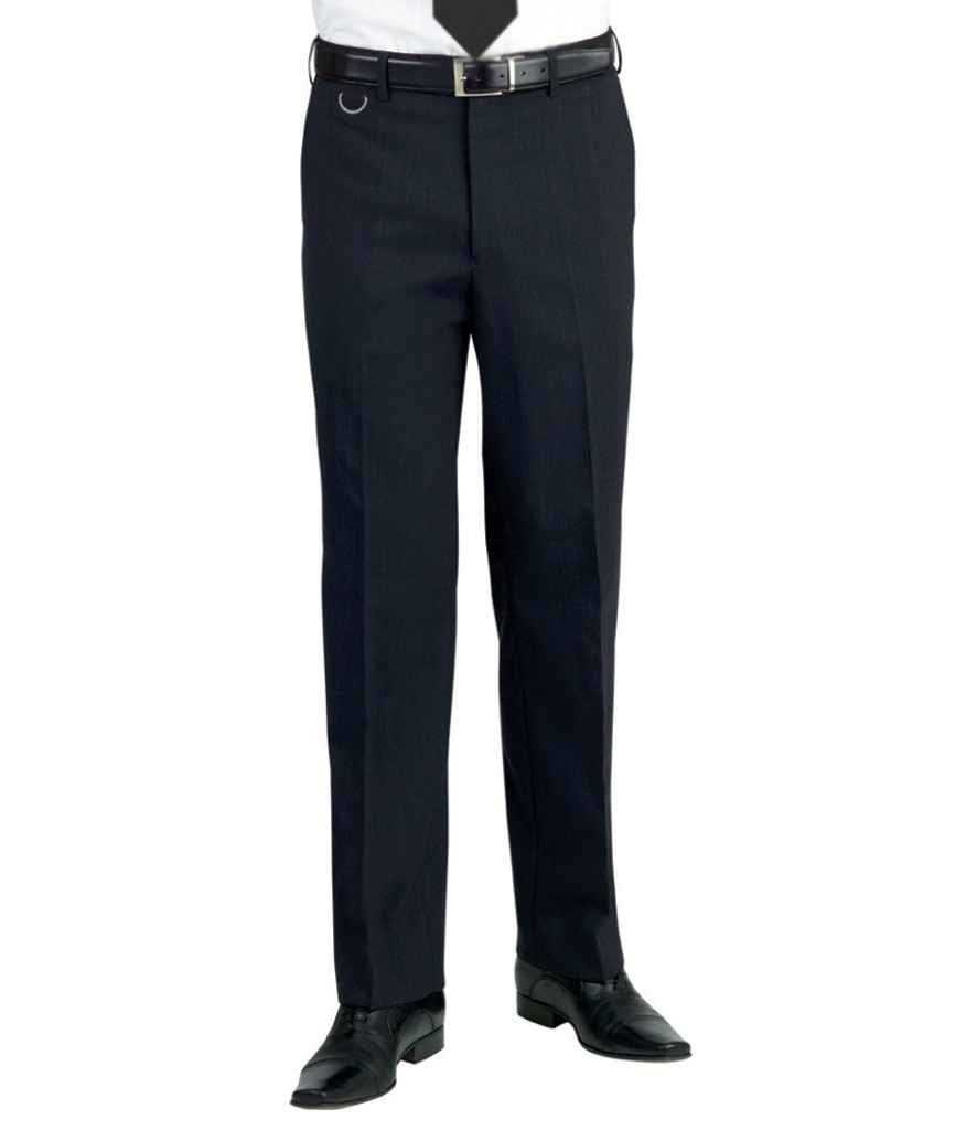 Brook Taverner One Mars Trousers in Black by Brook Taverner — Custom branded clothing by Print Press, featuring premium embroidery produced in our specialist print lab in the UK.