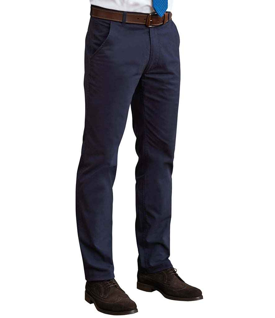 Brook Taverner Miami Slim Fit Chino Trousers in by Brook Taverner — Custom branded clothing by Print Press, featuring premium embroidery produced in our specialist print lab in the UK.