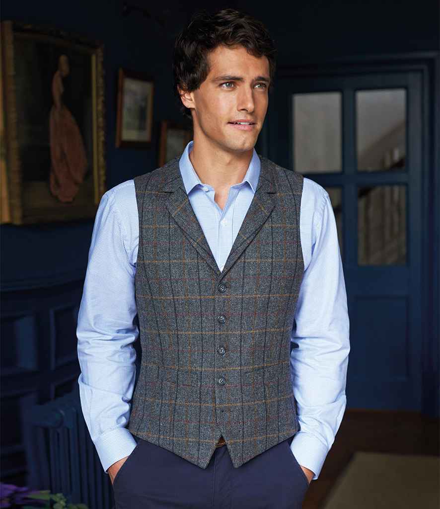 Brook Taverner Memphis Waistcoat in by Brook Taverner — Custom branded clothing by Print Press, featuring premium embroidery produced in our specialist print lab in the UK.