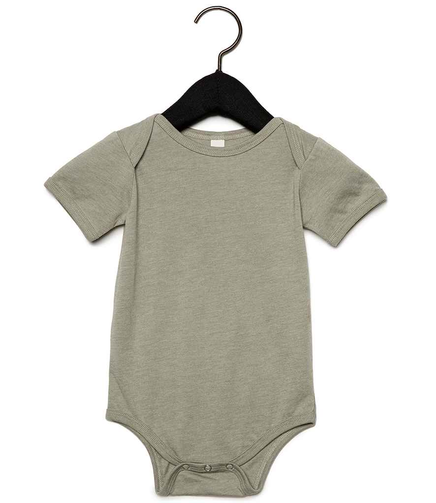 Bella Baby Jersey Short Sleeve Bodysuit in by Bella+Canvas — Custom branded clothing by Print Press, featuring premium embroidery produced in our specialist print lab in the UK.