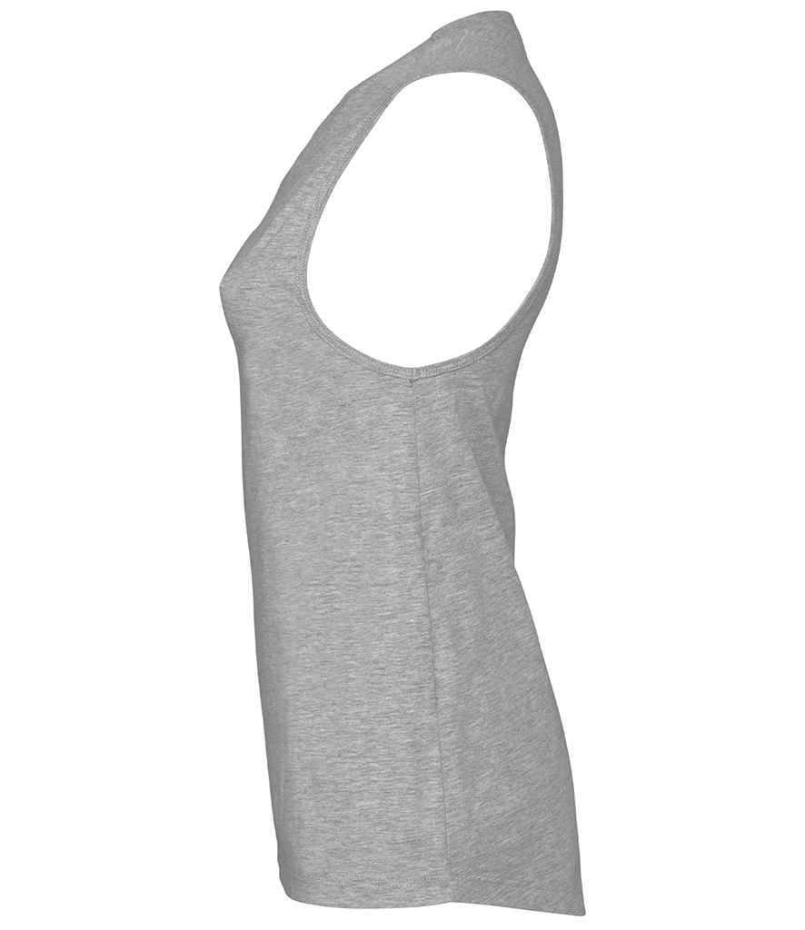 Bella Ladies Muscle Jersey Tank Top in by Bella+Canvas — Custom branded clothing by Print Press, featuring premium embroidery produced in our specialist print lab in the UK.