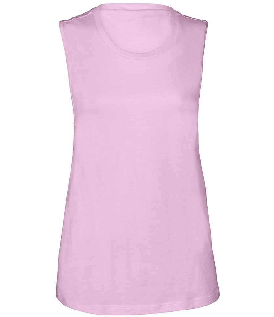 Bella Ladies Muscle Jersey Tank Top in Lilac by Bella+Canvas — Custom branded clothing by Print Press, featuring premium embroidery produced in our specialist print lab in the UK.
