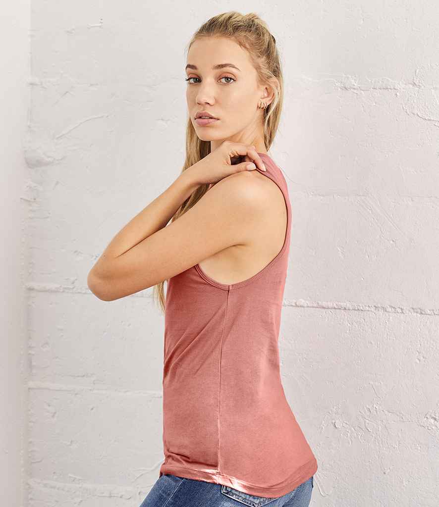 Bella Ladies Muscle Jersey Tank Top in by Bella+Canvas — Custom branded clothing by Print Press, featuring premium embroidery produced in our specialist print lab in the UK.