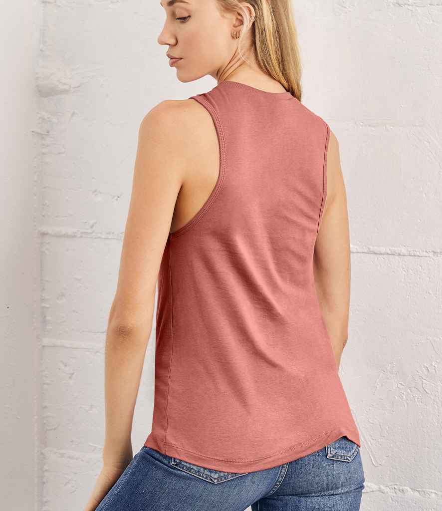 Bella Ladies Muscle Jersey Tank Top in by Bella+Canvas — Custom branded clothing by Print Press, featuring premium embroidery produced in our specialist print lab in the UK.