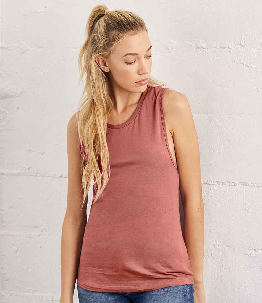 Bella Ladies Muscle Jersey Tank Top in by Bella+Canvas — Custom branded clothing by Print Press, featuring premium embroidery produced in our specialist print lab in the UK.