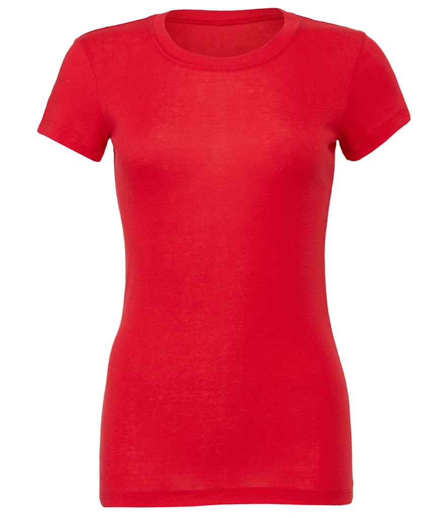 Bella Ladies Favourite T-Shirt in Red by Bella+Canvas — Custom branded clothing by Print Press, featuring premium embroidery produced in our specialist print lab in the UK.