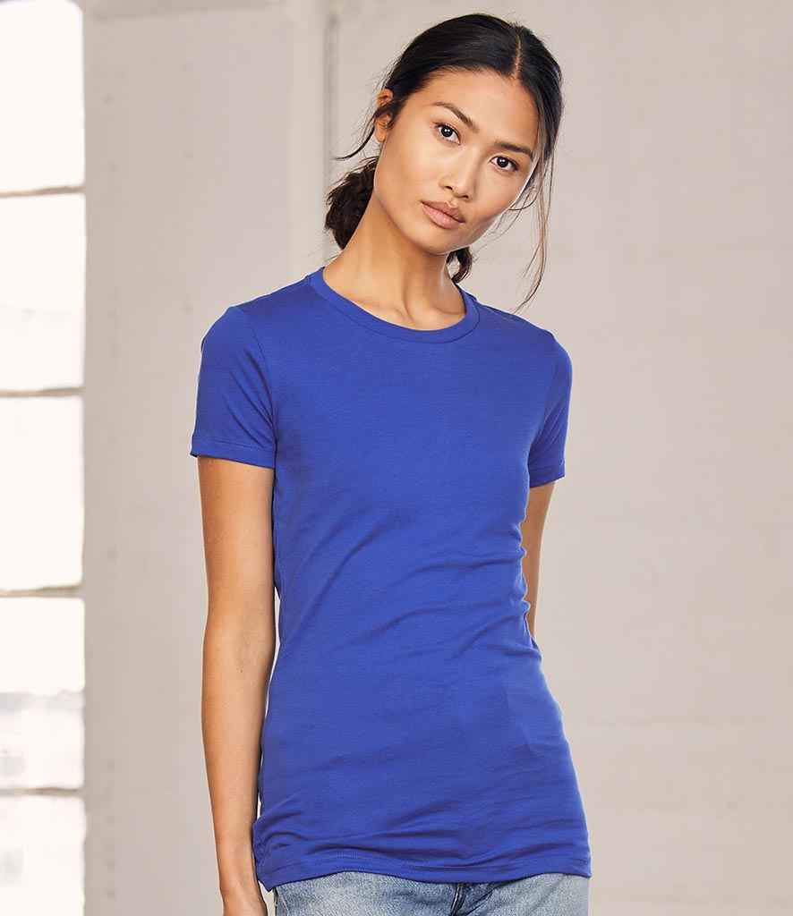 Bella Ladies Favourite T-Shirt in True Royal by Bella+Canvas — Custom branded clothing by Print Press, featuring premium embroidery produced in our specialist print lab in the UK.