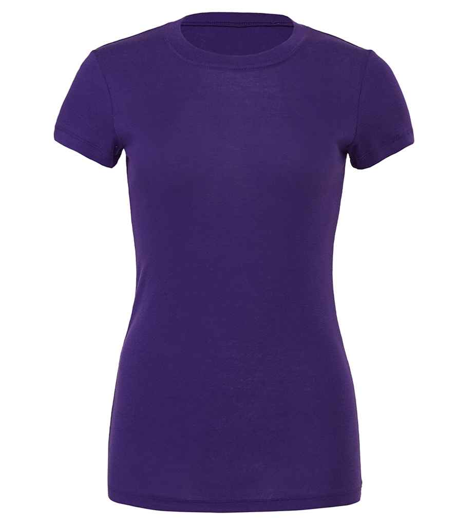 Bella Ladies Favourite T-Shirt in Team Purple by Bella+Canvas — Custom branded clothing by Print Press, featuring premium embroidery produced in our specialist print lab in the UK.
