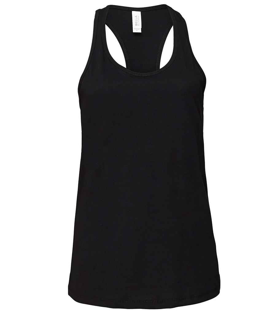 Bella Ladies Jersey Racer Back Tank Top in by Bella+Canvas — Custom branded clothing by Print Press, featuring premium embroidery produced in our specialist print lab in the UK.