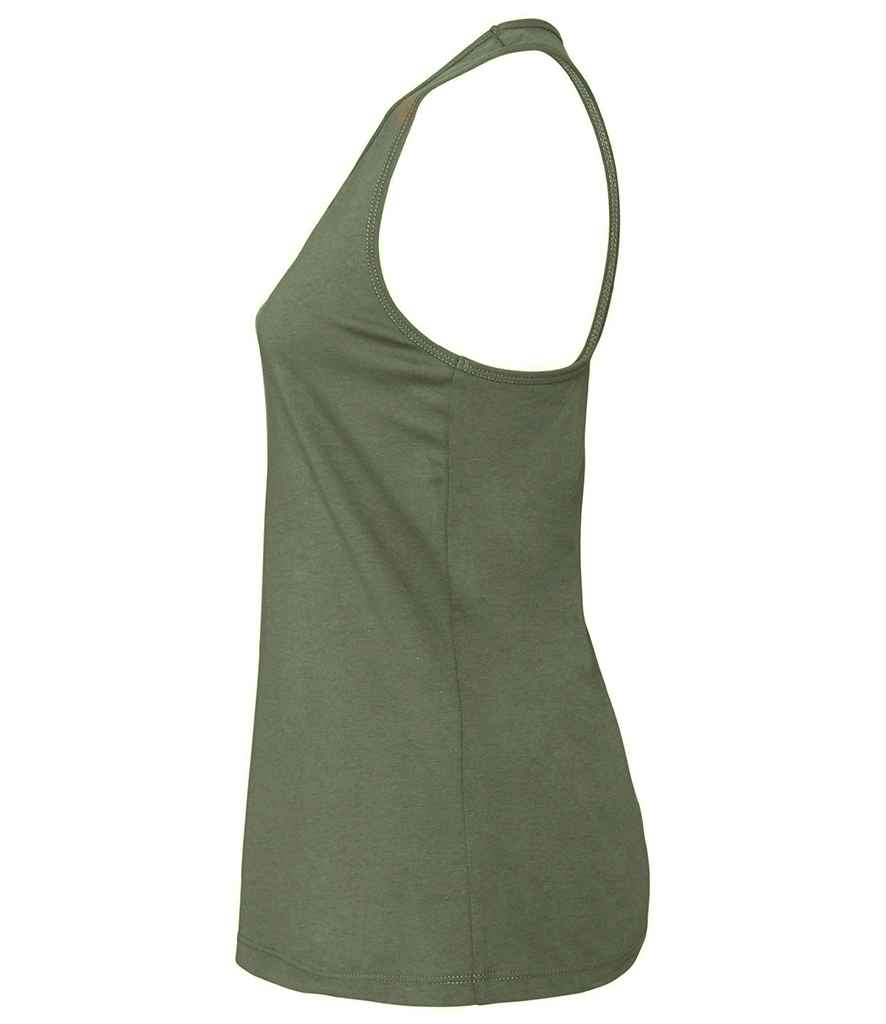 Bella Ladies Jersey Racer Back Tank Top in by Bella+Canvas — Custom branded clothing by Print Press, featuring premium embroidery produced in our specialist print lab in the UK.