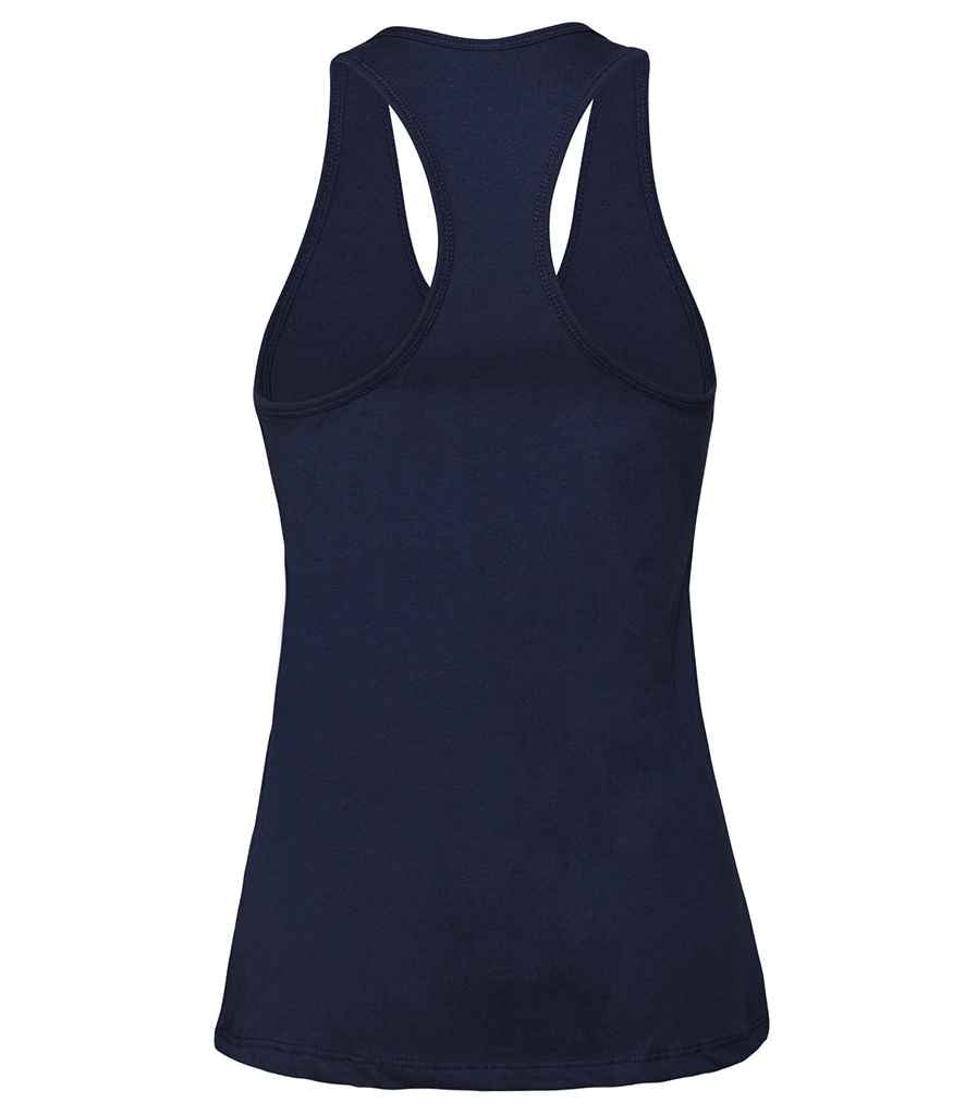 Bella Ladies Jersey Racer Back Tank Top in by Bella+Canvas — Custom branded clothing by Print Press, featuring premium embroidery produced in our specialist print lab in the UK.