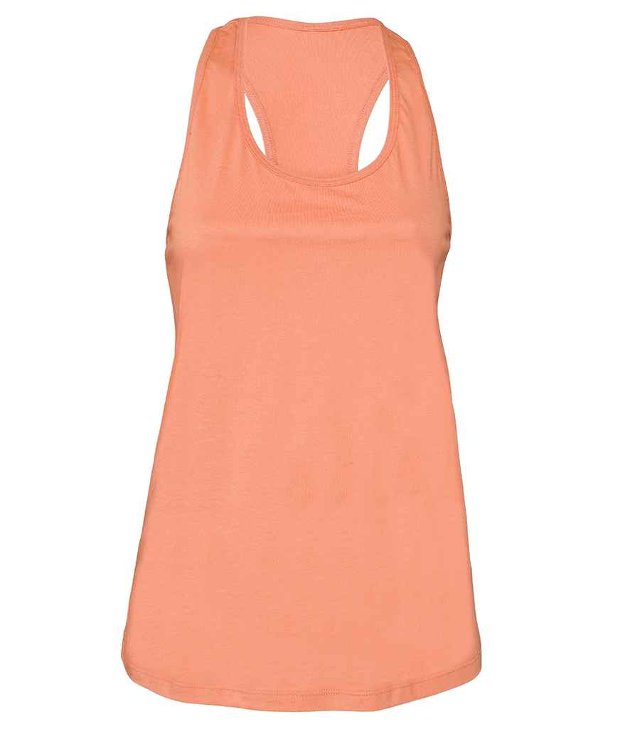 Bella Ladies Jersey Racer Back Tank Top in Sunset by Bella+Canvas — Custom branded clothing by Print Press, featuring premium embroidery produced in our specialist print lab in the UK.