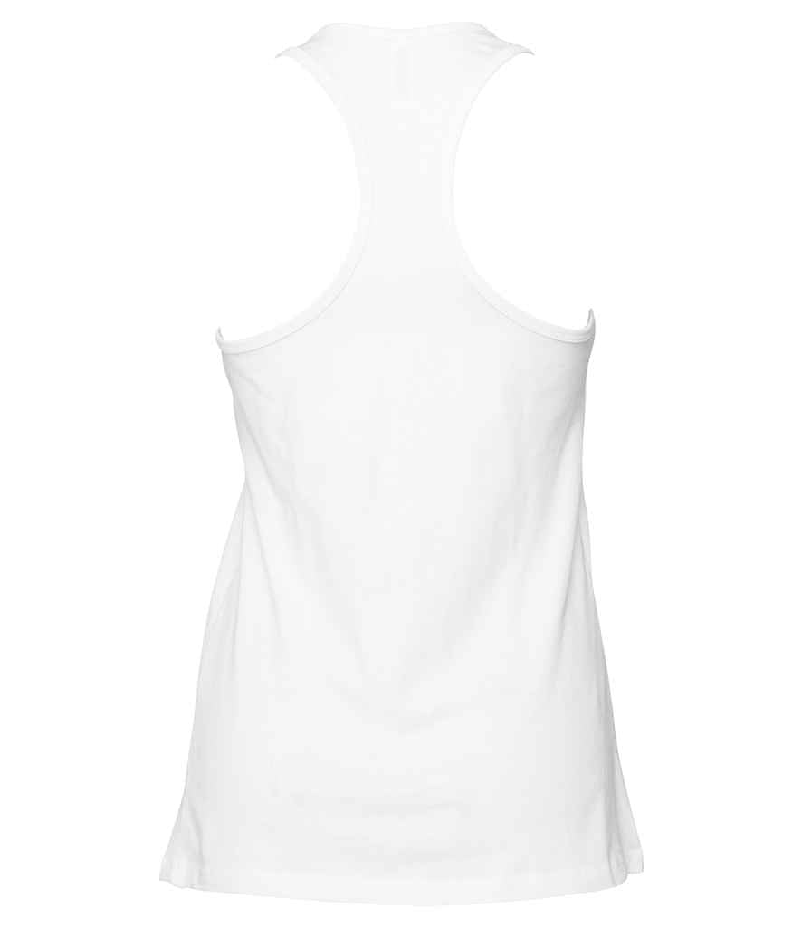 Bella Ladies Jersey Racer Back Tank Top in by Bella+Canvas — Custom branded clothing by Print Press, featuring premium embroidery produced in our specialist print lab in the UK.