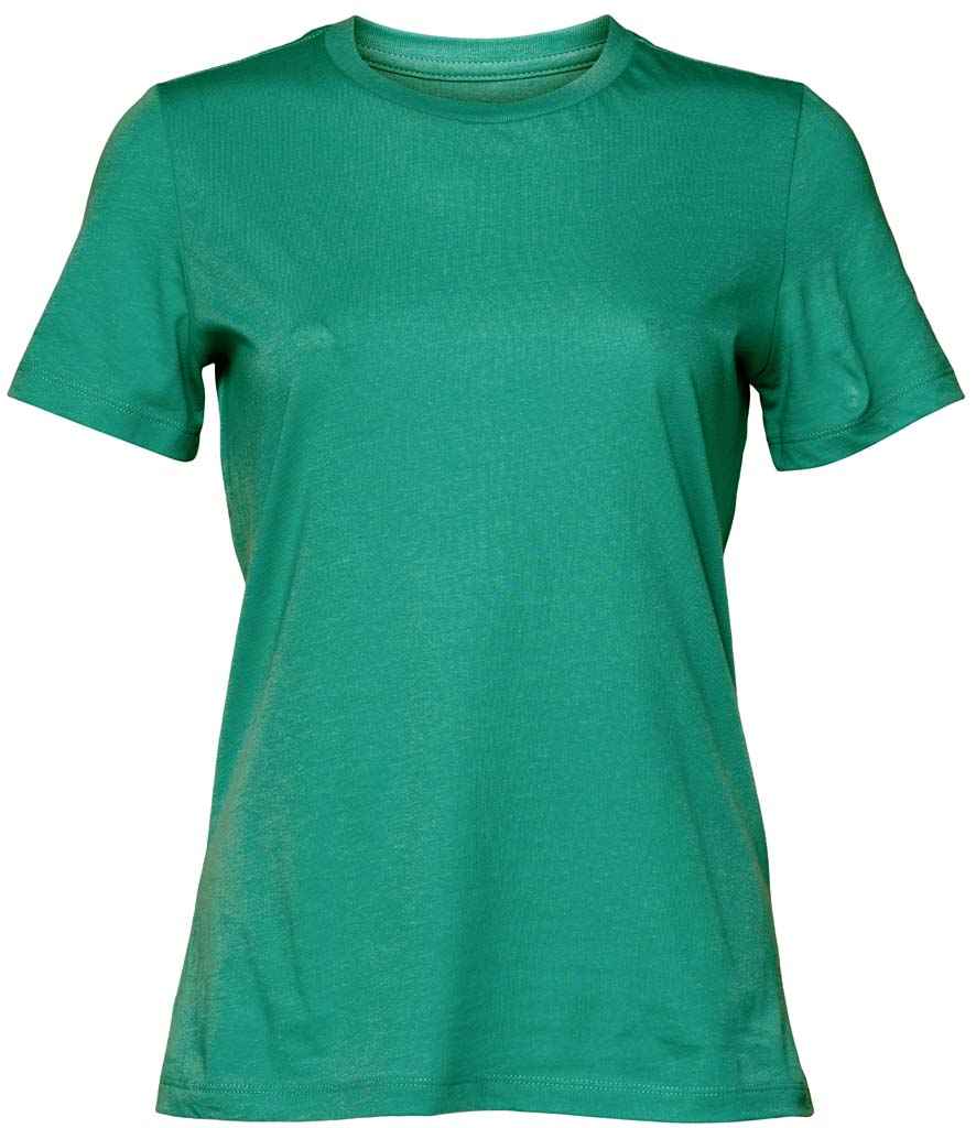 Bella Ladies Relaxed Jersey T-Shirt in Teal by Bella+Canvas — Custom branded clothing by Print Press, featuring premium embroidery produced in our specialist print lab in the UK.