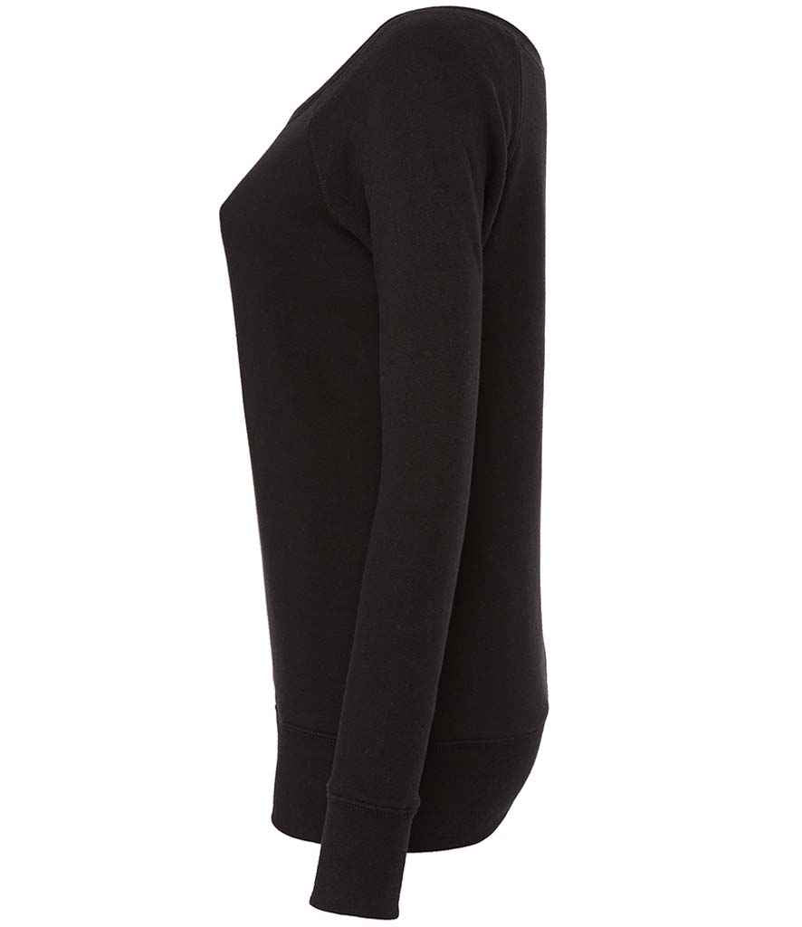 Bella Ladies Tri-Blend Sponge Fleece Wide Neck Sweatshirt in by Bella+Canvas — Custom branded clothing by Print Press, featuring premium embroidery produced in our specialist print lab in the UK.
