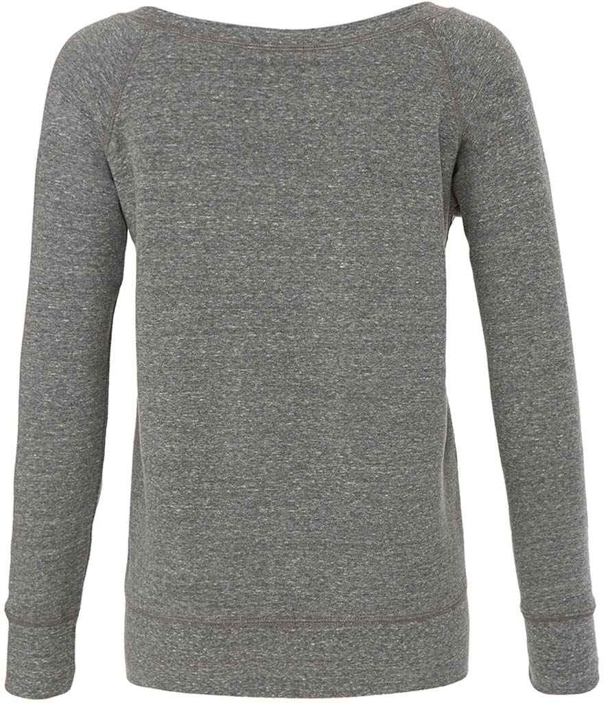 Bella Ladies Tri-Blend Sponge Fleece Wide Neck Sweatshirt in by Bella+Canvas — Custom branded clothing by Print Press, featuring premium embroidery produced in our specialist print lab in the UK.