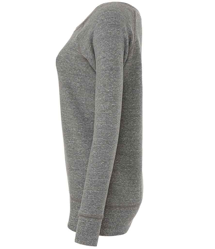 Bella Ladies Tri-Blend Sponge Fleece Wide Neck Sweatshirt in by Bella+Canvas — Custom branded clothing by Print Press, featuring premium embroidery produced in our specialist print lab in the UK.