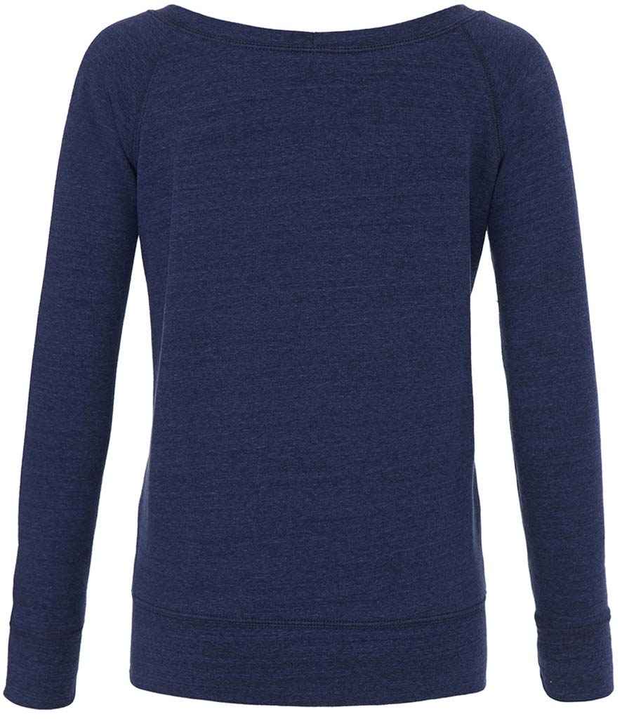 Bella Ladies Tri-Blend Sponge Fleece Wide Neck Sweatshirt in by Bella+Canvas — Custom branded clothing by Print Press, featuring premium embroidery produced in our specialist print lab in the UK.