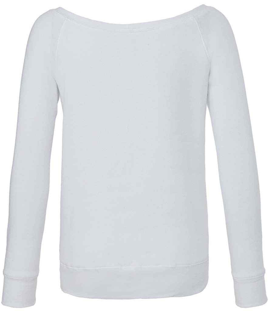 Bella Ladies Tri-Blend Sponge Fleece Wide Neck Sweatshirt in by Bella+Canvas — Custom branded clothing by Print Press, featuring premium embroidery produced in our specialist print lab in the UK.