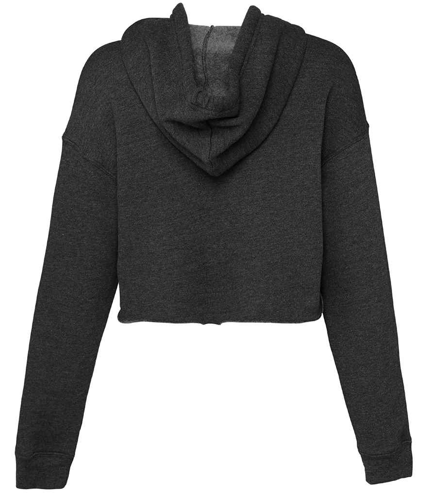 Bella Ladies Cropped Hoodie in by Bella+Canvas — Custom branded clothing by Print Press, featuring premium embroidery produced in our specialist print lab in the UK.