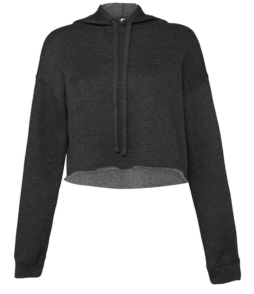 Bella Ladies Cropped Hoodie in by Bella+Canvas — Custom branded clothing by Print Press, featuring premium embroidery produced in our specialist print lab in the UK.