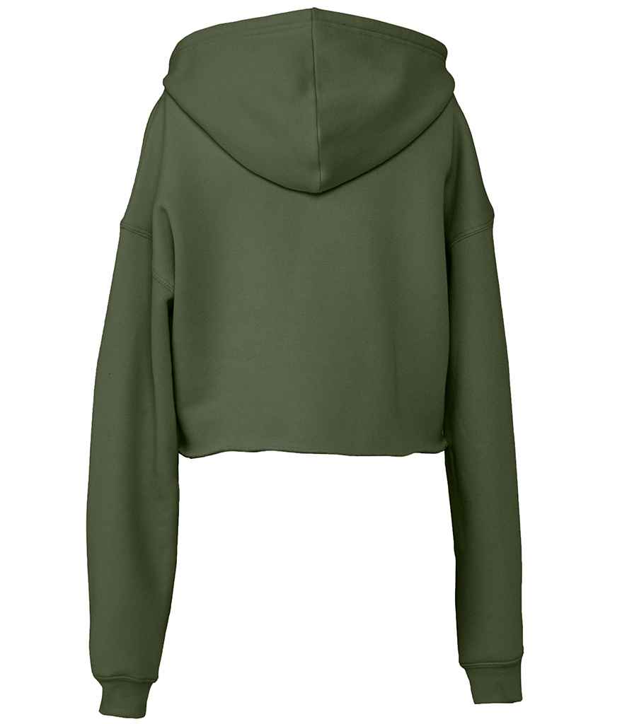 Bella Ladies Cropped Hoodie in by Bella+Canvas — Custom branded clothing by Print Press, featuring premium embroidery produced in our specialist print lab in the UK.