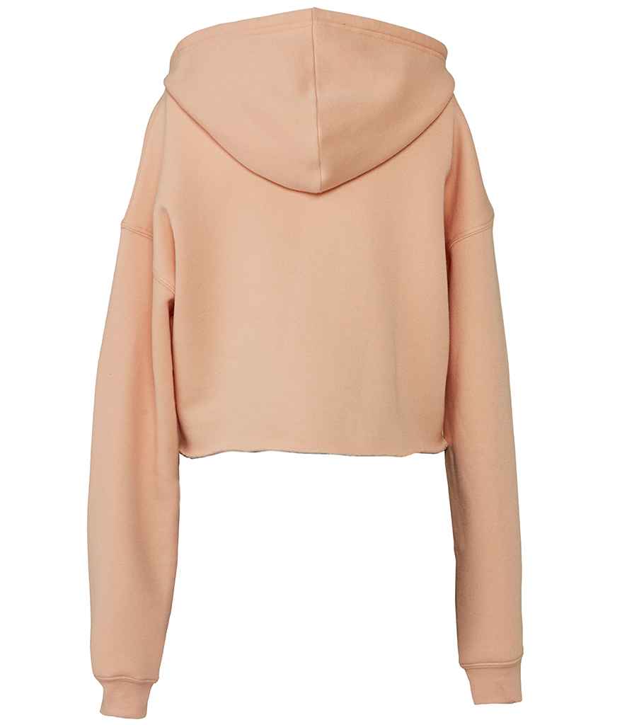 Bella Ladies Cropped Hoodie in by Bella+Canvas — Custom branded clothing by Print Press, featuring premium embroidery produced in our specialist print lab in the UK.