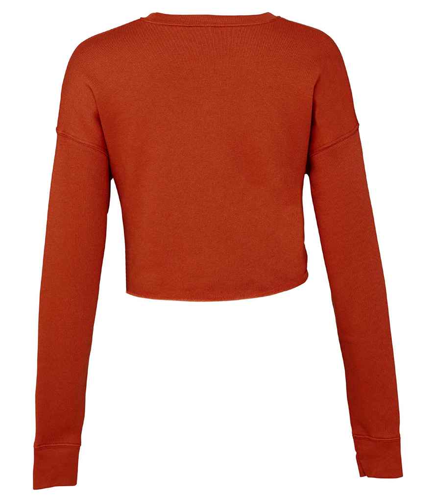 Bella Ladies Cropped Sweatshirt in by Bella+Canvas — Custom branded clothing by Print Press, featuring premium embroidery produced in our specialist print lab in the UK.