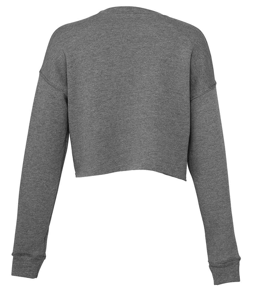 Bella Ladies Cropped Sweatshirt in by Bella+Canvas — Custom branded clothing by Print Press, featuring premium embroidery produced in our specialist print lab in the UK.