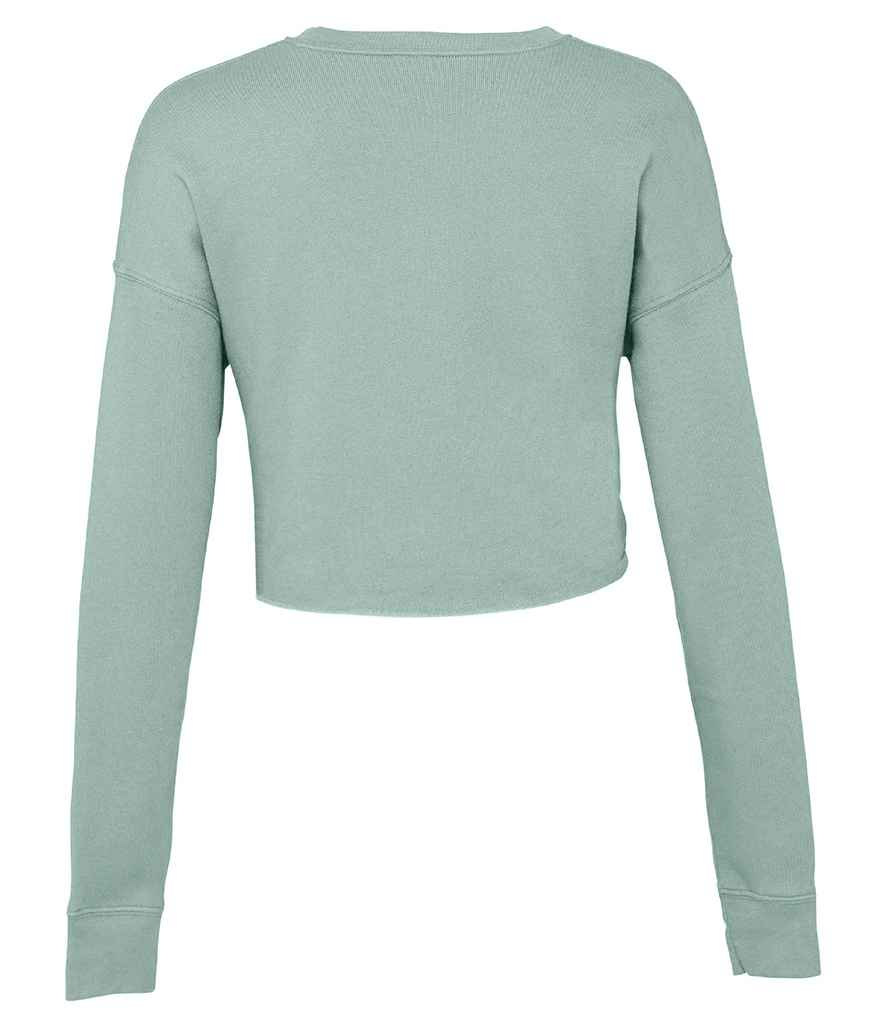 Bella Ladies Cropped Sweatshirt in by Bella+Canvas — Custom branded clothing by Print Press, featuring premium embroidery produced in our specialist print lab in the UK.