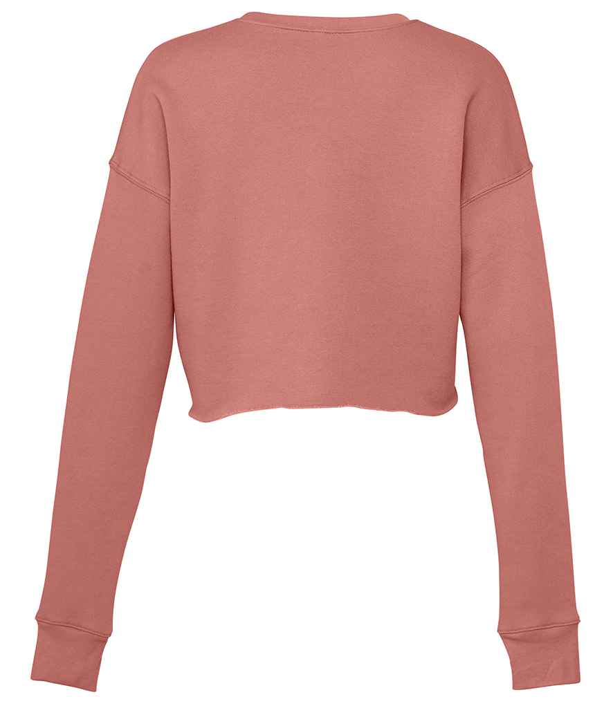 Bella Ladies Cropped Sweatshirt in by Bella+Canvas — Custom branded clothing by Print Press, featuring premium embroidery produced in our specialist print lab in the UK.