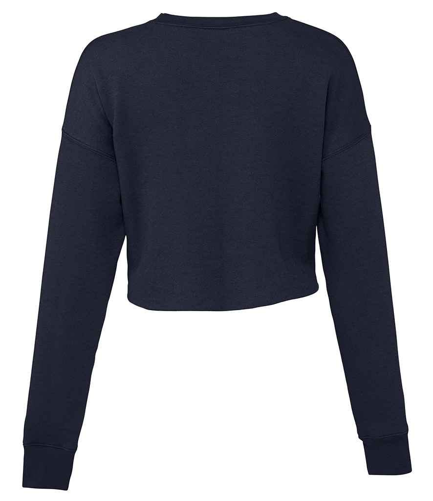 Bella Ladies Cropped Sweatshirt in by Bella+Canvas — Custom branded clothing by Print Press, featuring premium embroidery produced in our specialist print lab in the UK.
