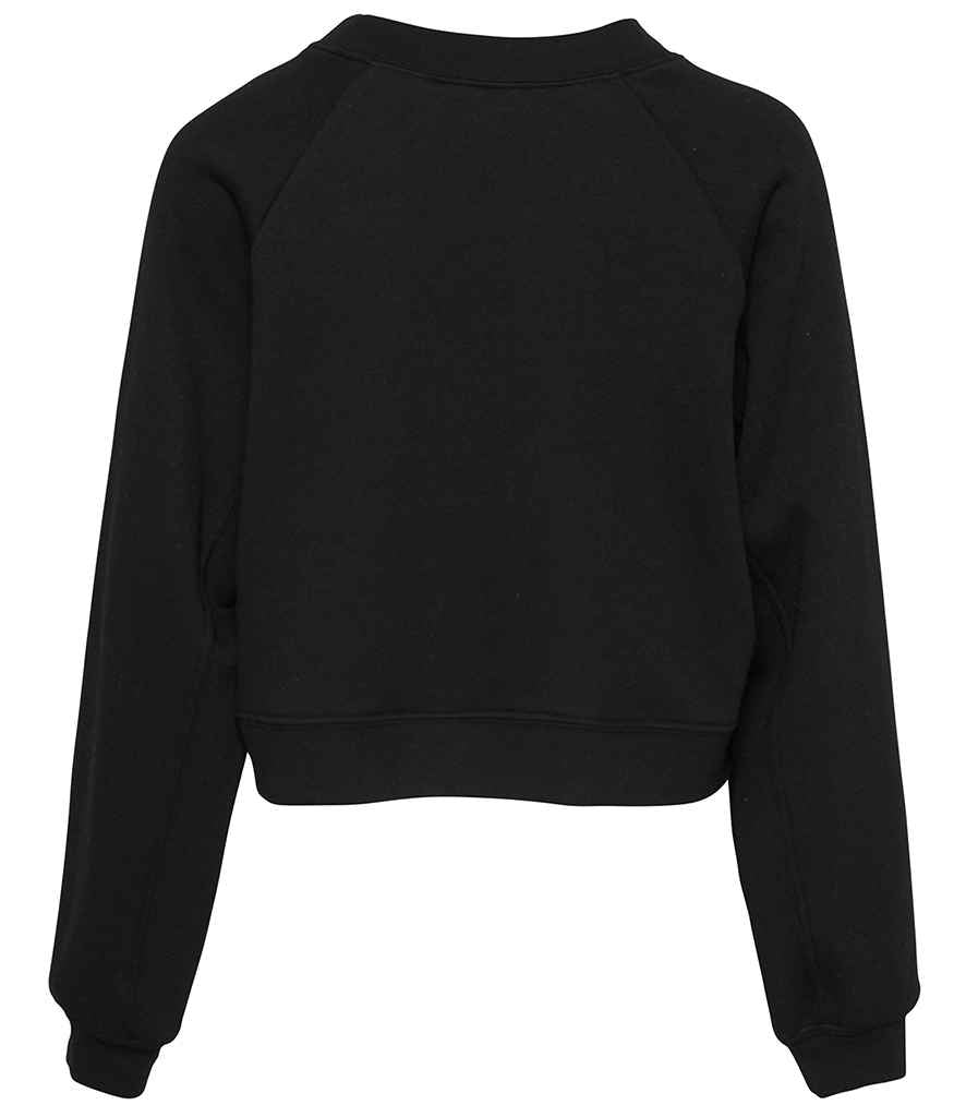Bella Ladies Raglan Cropped Pullover Sweatshirt in by Bella+Canvas — Custom branded clothing by Print Press, featuring premium embroidery produced in our specialist print lab in the UK.