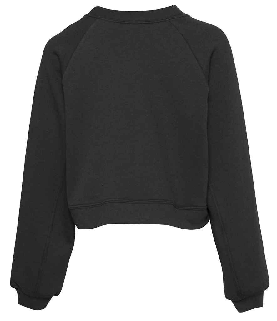 Bella Ladies Raglan Cropped Pullover Sweatshirt in by Bella+Canvas — Custom branded clothing by Print Press, featuring premium embroidery produced in our specialist print lab in the UK.