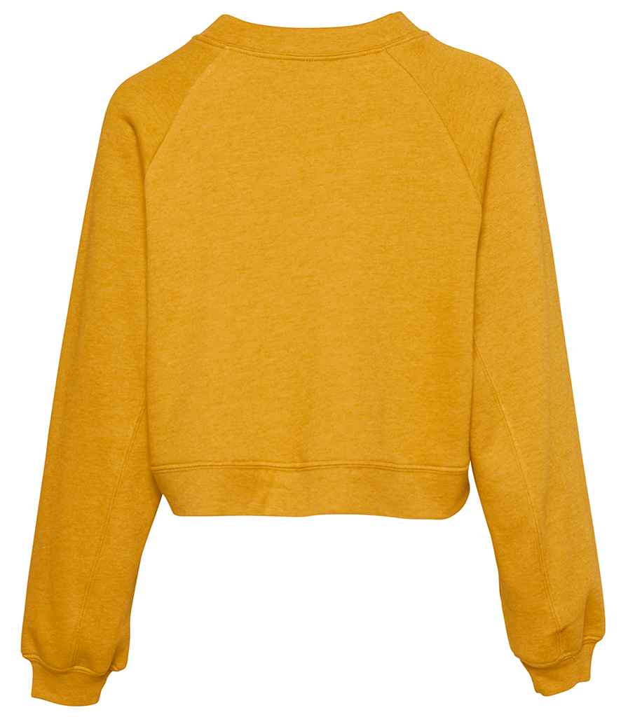 Bella Ladies Raglan Cropped Pullover Sweatshirt in by Bella+Canvas — Custom branded clothing by Print Press, featuring premium embroidery produced in our specialist print lab in the UK.