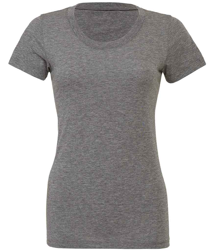 Bella Ladies Tri-Blend T-Shirt in Grey Tri-Blend by Bella+Canvas — Custom branded clothing by Print Press, featuring premium embroidery produced in our specialist print lab in the UK.