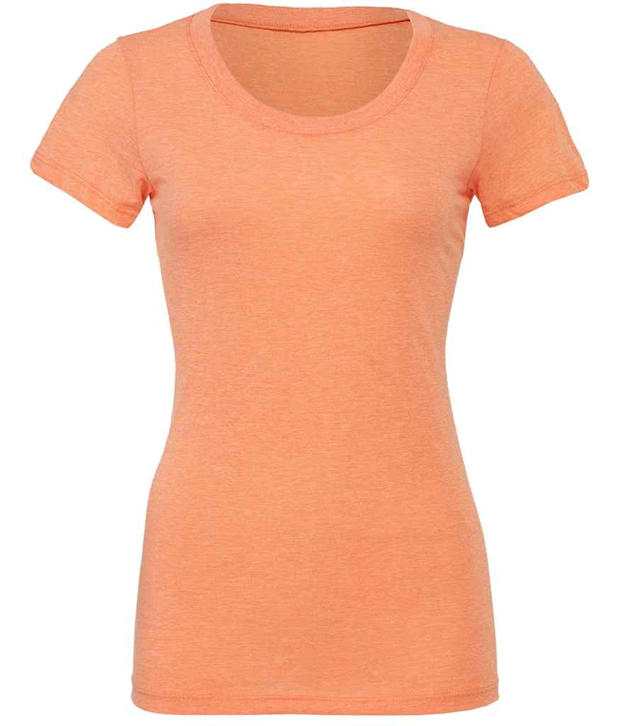Bella Ladies Tri-Blend T-Shirt in Orange Tri-Blend by Bella+Canvas — Custom branded clothing by Print Press, featuring premium embroidery produced in our specialist print lab in the UK.