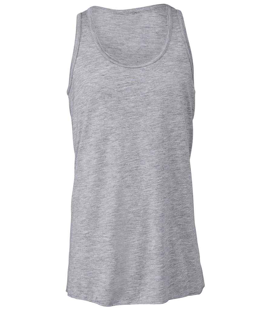 Bella Youths Flowy Racer Back Tank Top in by Bella+Canvas — Custom branded clothing by Print Press, featuring premium embroidery produced in our specialist print lab in the UK.