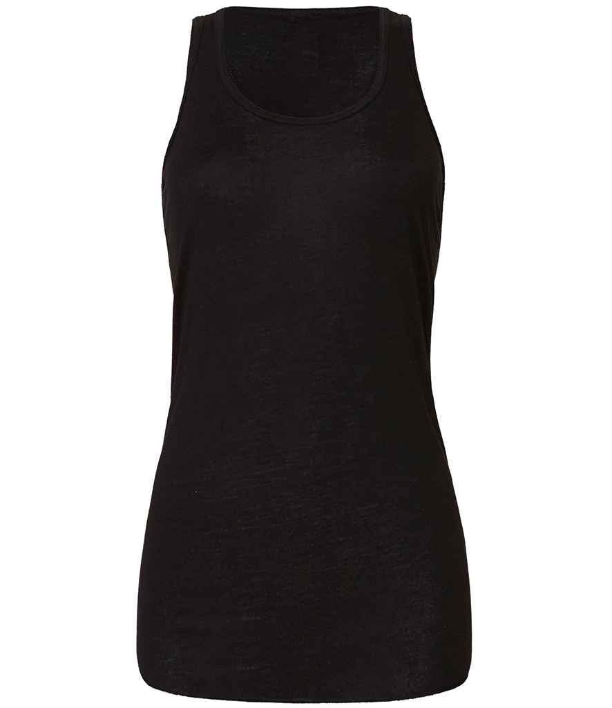 Bella Ladies Flowy Racer Back Tank Top in by Bella+Canvas — Custom branded clothing by Print Press, featuring premium embroidery produced in our specialist print lab in the UK.