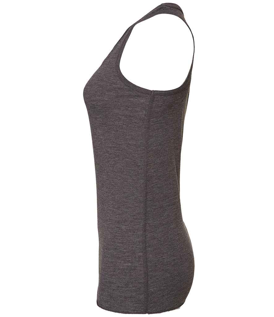 Bella Ladies Flowy Racer Back Tank Top in by Bella+Canvas — Custom branded clothing by Print Press, featuring premium embroidery produced in our specialist print lab in the UK.