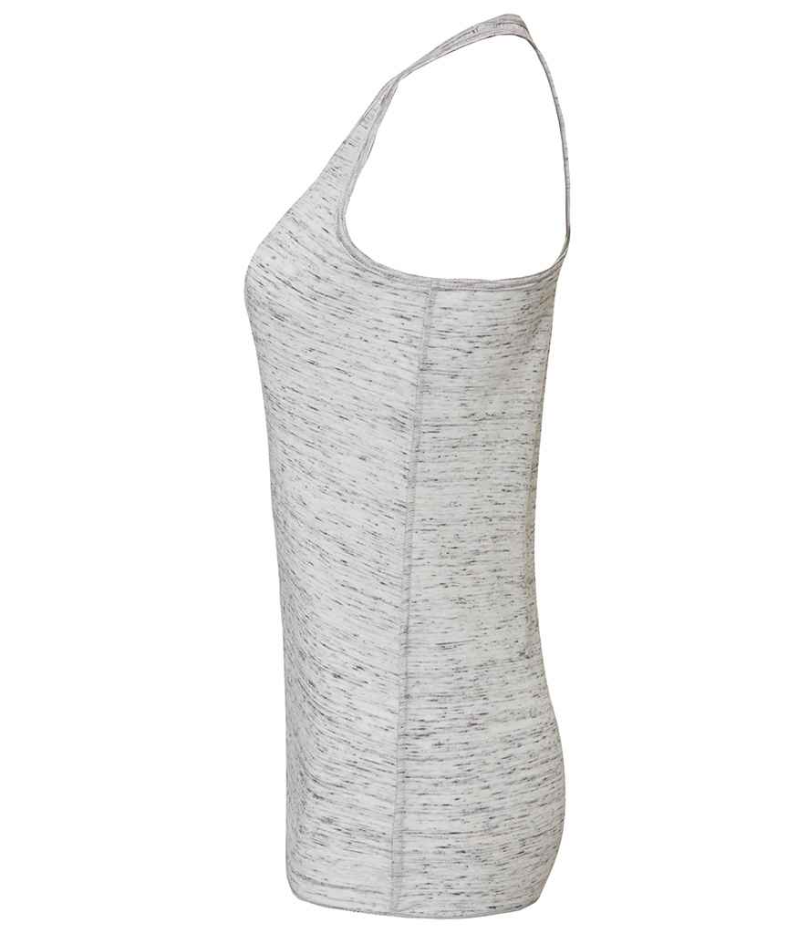 Bella Ladies Flowy Racer Back Tank Top in by Bella+Canvas — Custom branded clothing by Print Press, featuring premium embroidery produced in our specialist print lab in the UK.
