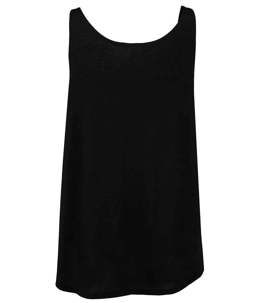 Bella Ladies Flowy Side Slit Tank Top in by Bella+Canvas — Custom branded clothing by Print Press, featuring premium embroidery produced in our specialist print lab in the UK.
