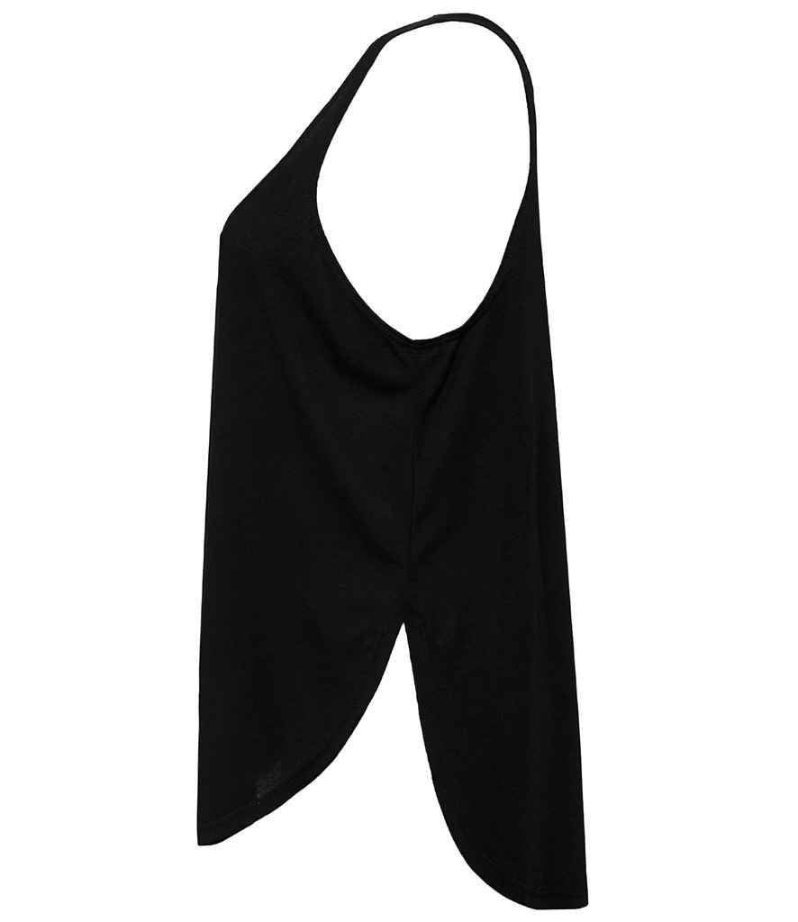 Bella Ladies Flowy Side Slit Tank Top in by Bella+Canvas — Custom branded clothing by Print Press, featuring premium embroidery produced in our specialist print lab in the UK.
