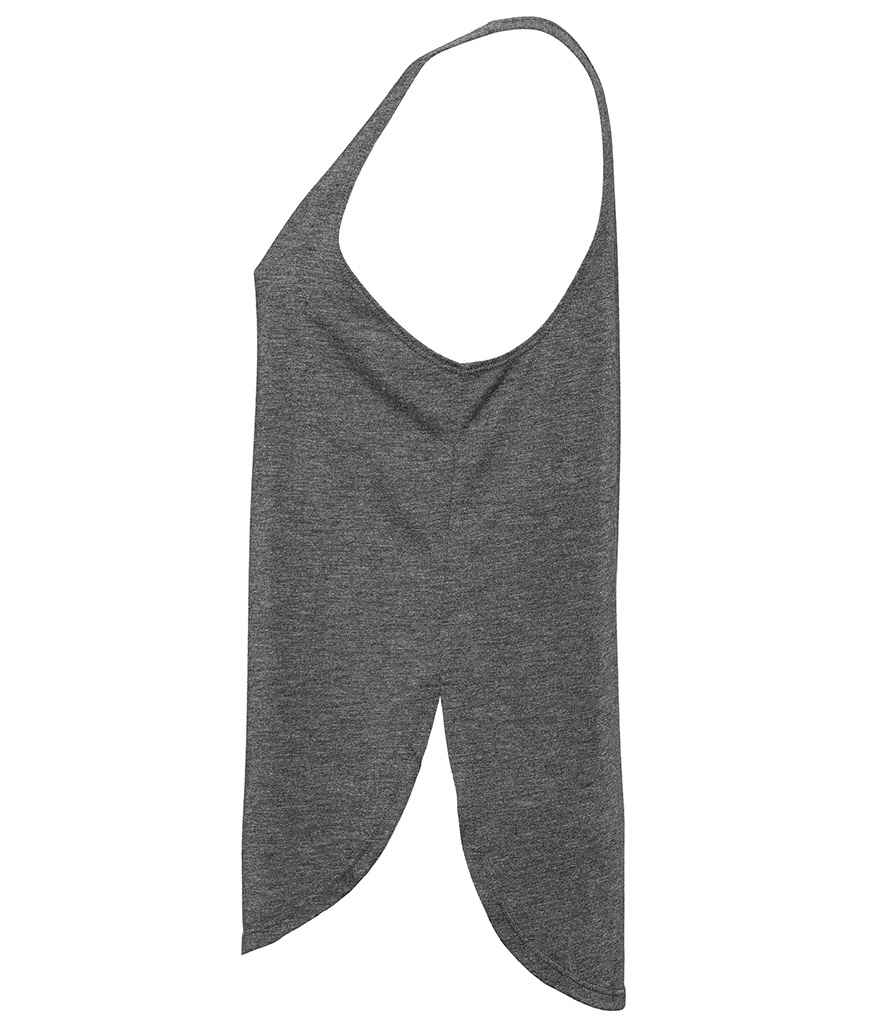 Bella Ladies Flowy Side Slit Tank Top in by Bella+Canvas — Custom branded clothing by Print Press, featuring premium embroidery produced in our specialist print lab in the UK.