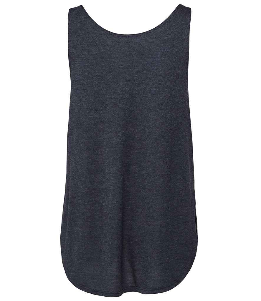 Bella Ladies Flowy Side Slit Tank Top in by Bella+Canvas — Custom branded clothing by Print Press, featuring premium embroidery produced in our specialist print lab in the UK.