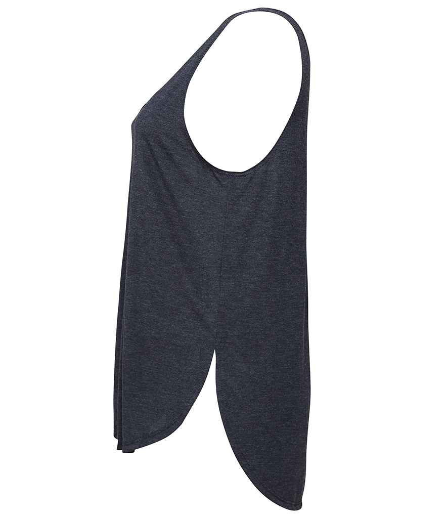 Bella Ladies Flowy Side Slit Tank Top in by Bella+Canvas — Custom branded clothing by Print Press, featuring premium embroidery produced in our specialist print lab in the UK.