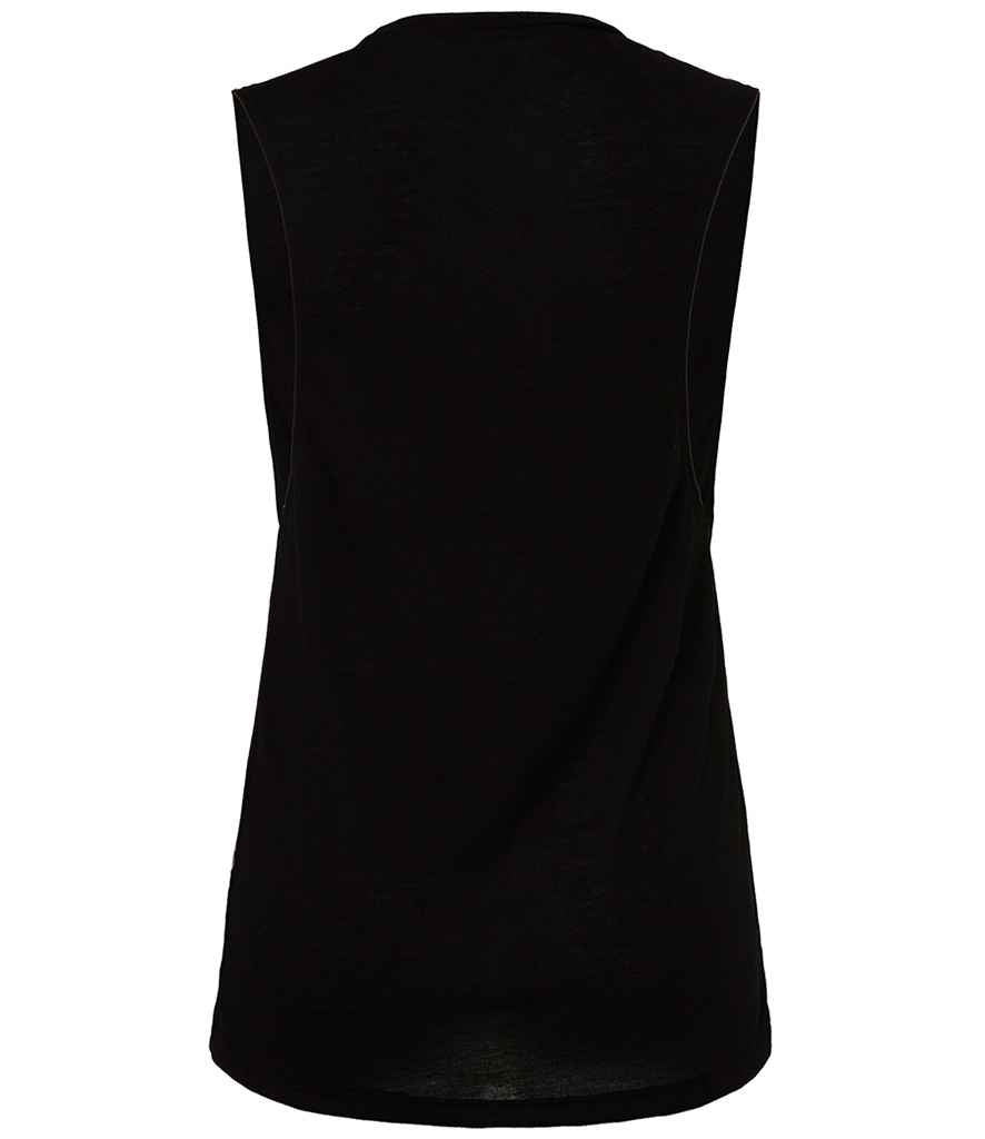 Bella Ladies Flowy Scoop Muscle Tank Top in by Bella+Canvas — Custom branded clothing by Print Press, featuring premium embroidery produced in our specialist print lab in the UK.