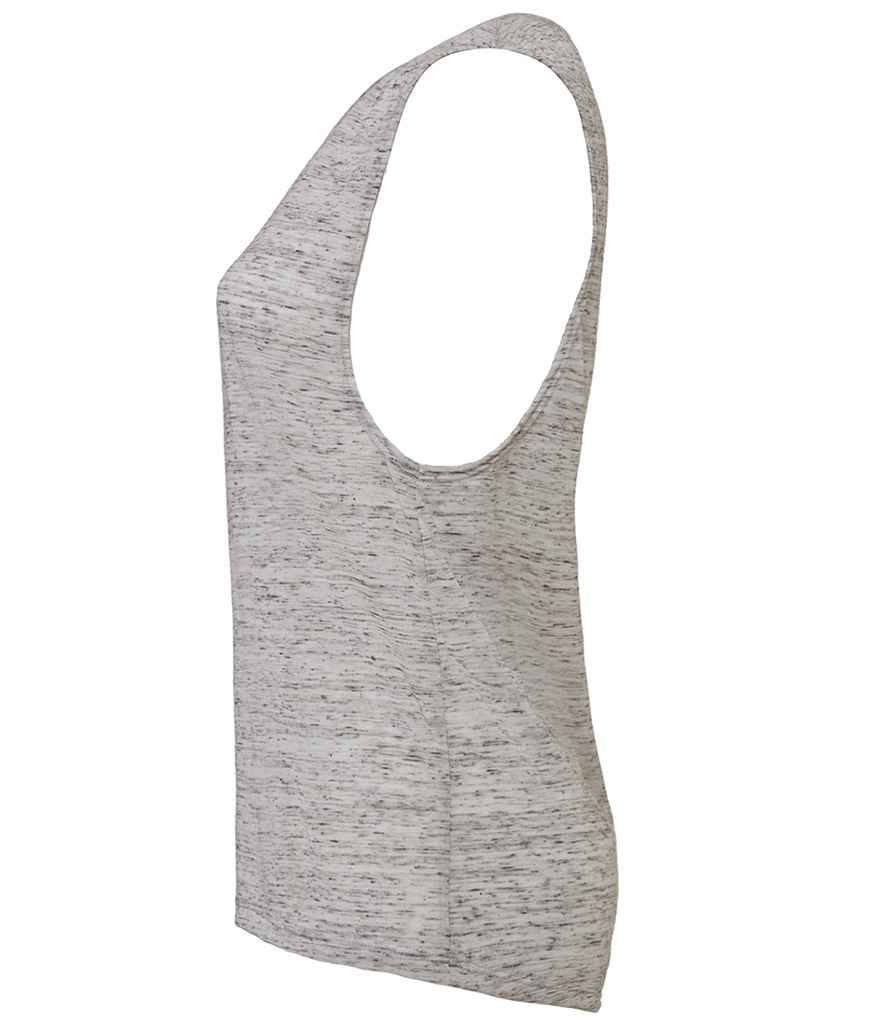 Bella Ladies Flowy Scoop Muscle Tank Top in by Bella+Canvas — Custom branded clothing by Print Press, featuring premium embroidery produced in our specialist print lab in the UK.