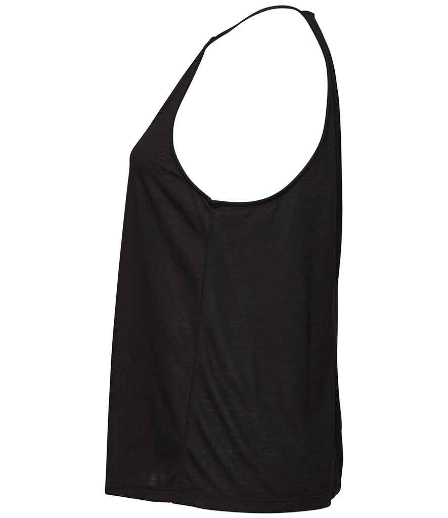 Bella Ladies Flowy High Neck Tank Top in by Bella+Canvas — Custom branded clothing by Print Press, featuring premium embroidery produced in our specialist print lab in the UK.