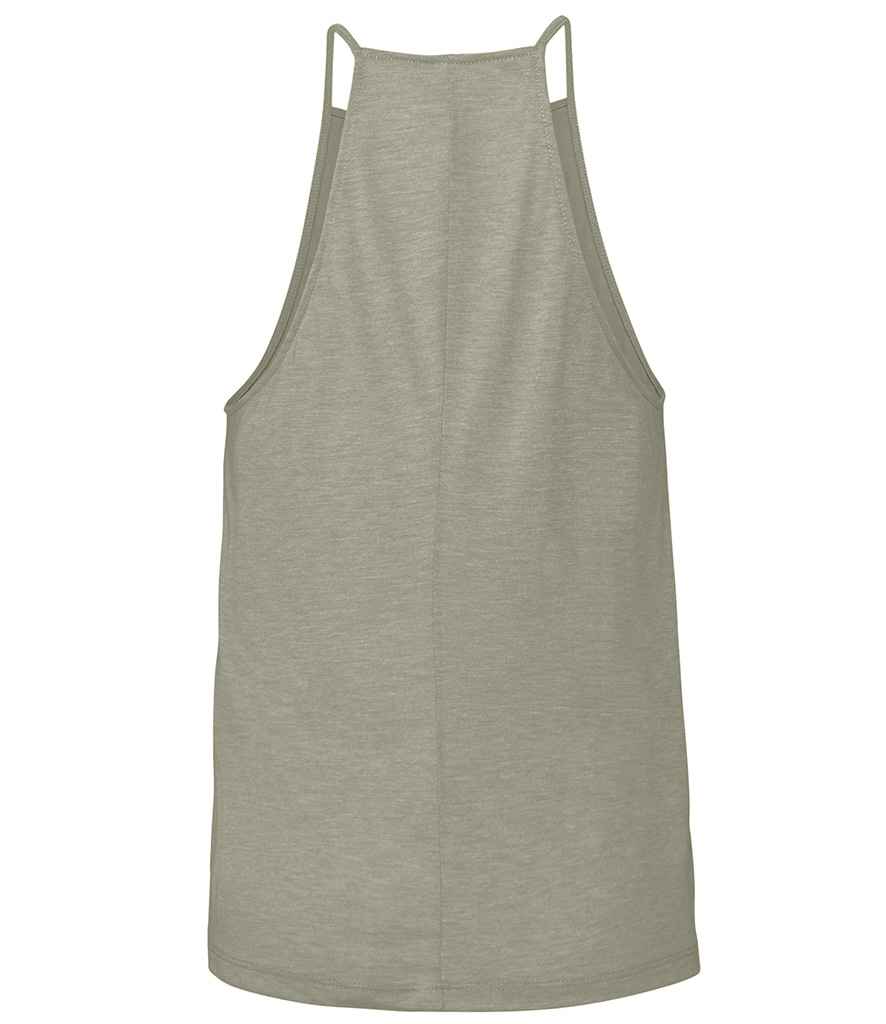 Bella Ladies Flowy High Neck Tank Top in by Bella+Canvas — Custom branded clothing by Print Press, featuring premium embroidery produced in our specialist print lab in the UK.